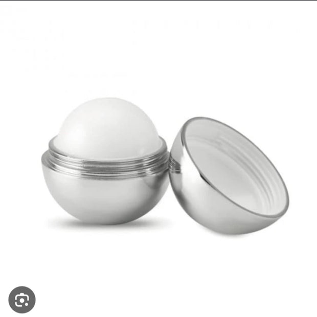 Lip balm in a ball shaped