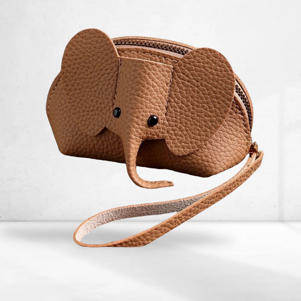 Unisex leather zipper wallet