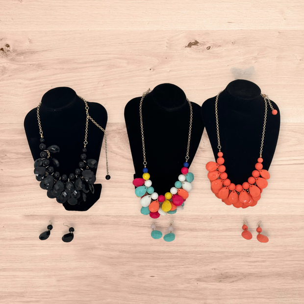 Drop Necklace Jewelry suit accessories