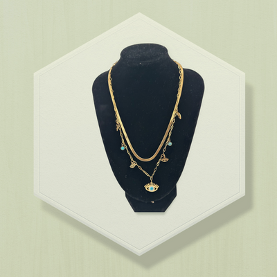 Sun eye necklace