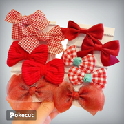 Children’s Rubber Band Baby’s Hair Rope Girl’s Fabric Flower Bow