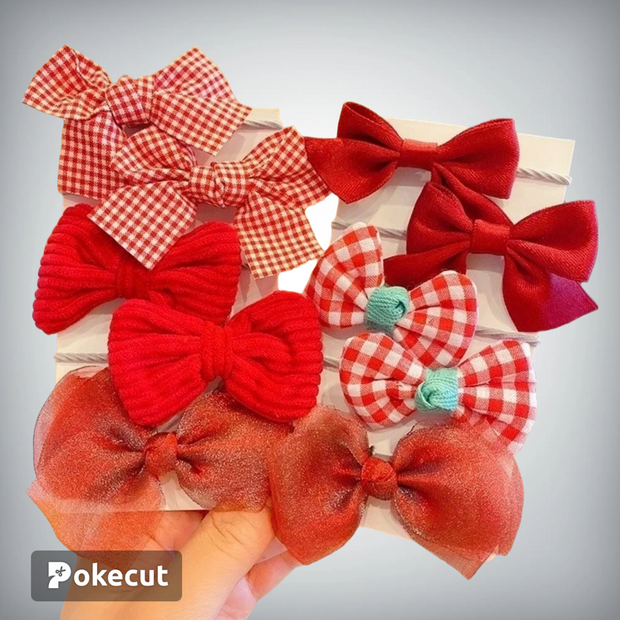 Children’s Rubber Band Baby’s Hair Rope Girl’s Fabric Flower Bow